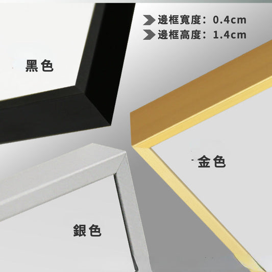 細窄框鋁合金方型全身鏡 大尺寸 壁掛靠牆款/支架款