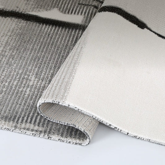 藝術黑白 威爾頓機織立體紋理地毯