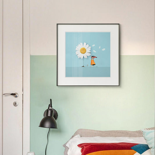 小雛菊文藝裝飾畫客廳背景牆臥室餐廳裝飾畫