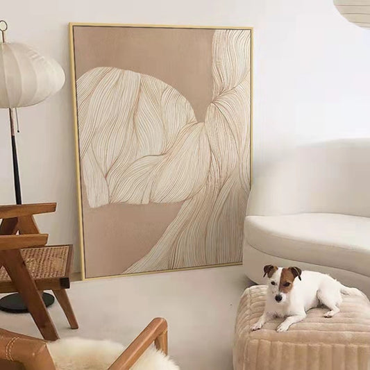 秋日想像 莫蘭迪色抽象牆壁掛畫