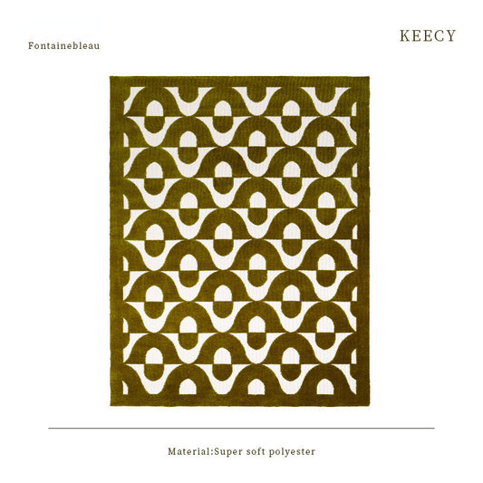 法式浪漫 立體紋路厚絨地毯