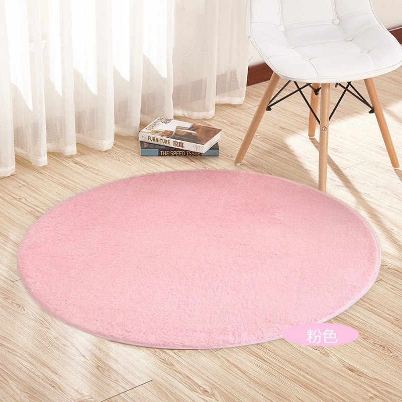 【尺寸訂製】絲毛短毛2.5cm 圓形/方型地毯