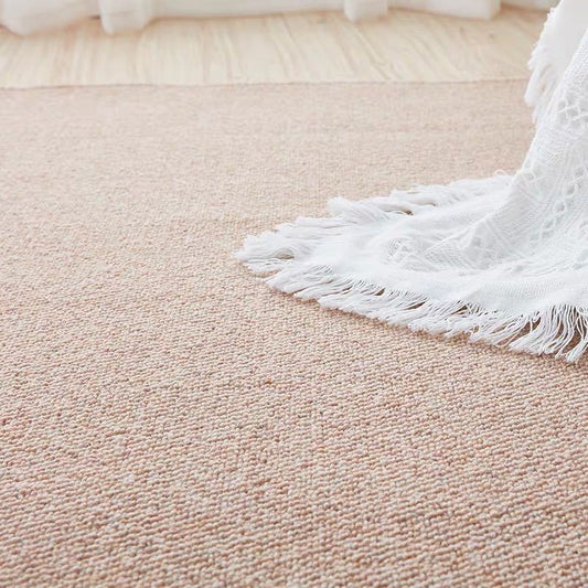 紐西蘭羊毛純色客廳臥室地毯 白/駝/棕/灰色