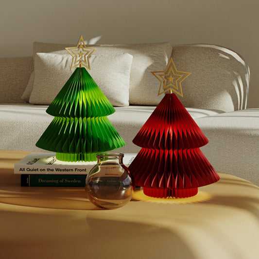 發光立體創意紙製聖誕樹