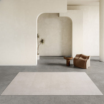 極簡高級風大尺寸系列 柔軟丙綸灰杏色調厚絨地毯